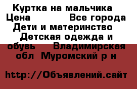 Куртка на мальчика › Цена ­ 1 000 - Все города Дети и материнство » Детская одежда и обувь   . Владимирская обл.,Муромский р-н